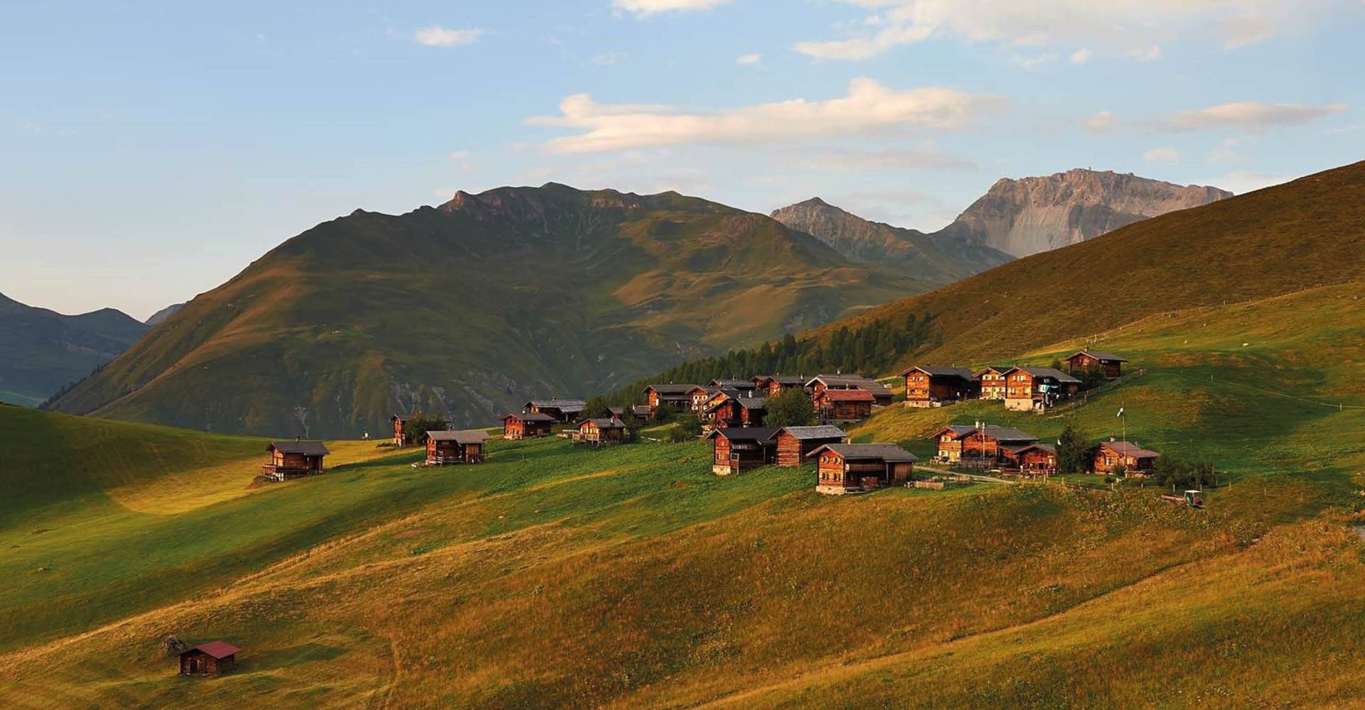 Litzirüti in Graubünden / Schweiz